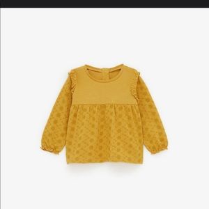 Zara embroidered shirt. Girls size 18-24 months